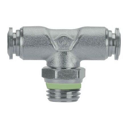 Alpha Technologies AIGNEP Swivel Branch Tee, 10mm Tube x 1/2" Male BSPP Thread, Stainless Steel 60215-10-1/2